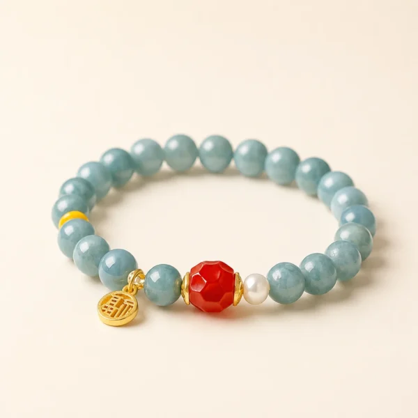 Agate Blessing Bracelet for Grounding & Stability