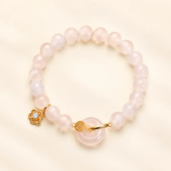 Classic Agate Blessing Bracelet for Grounding & Stability
