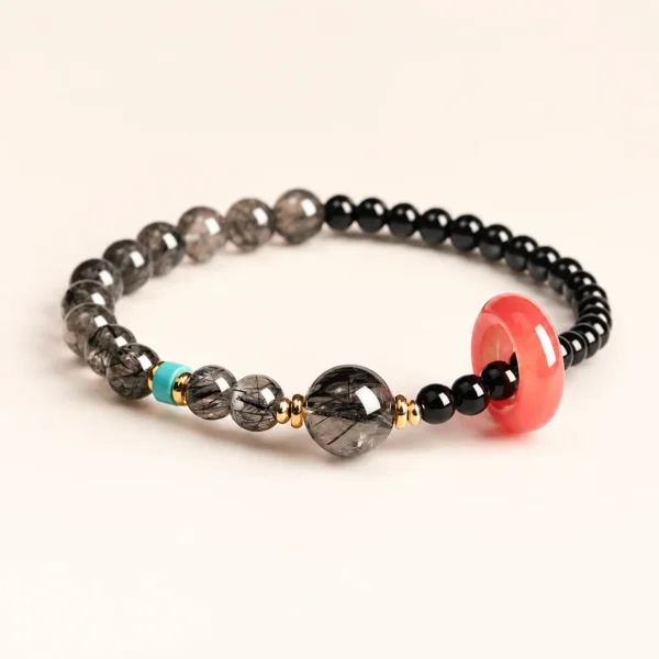 Agate Peace Buckle Bracelet for Grounding & Stability