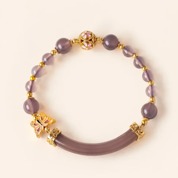 Timeless Agate Bracelet for Grounding & Stability