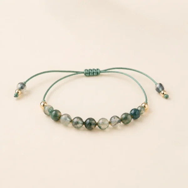 Premium Agate Bracelet for Grounding & Stability