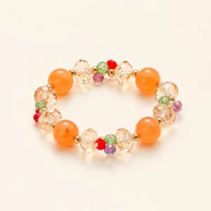 Handcrafted Agate Bracelet for Grounding & Stability