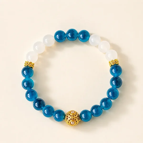 Serene Agate Bracelet for Grounding & Stability