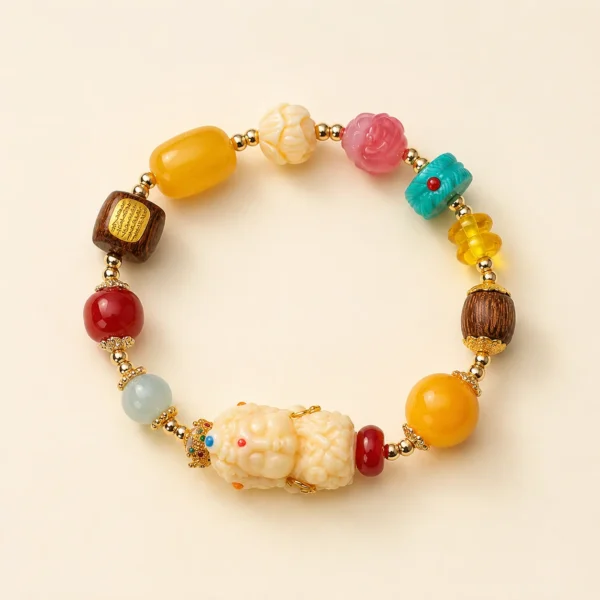 Agate Multi-Stone Bracelet for Grounding & Stability