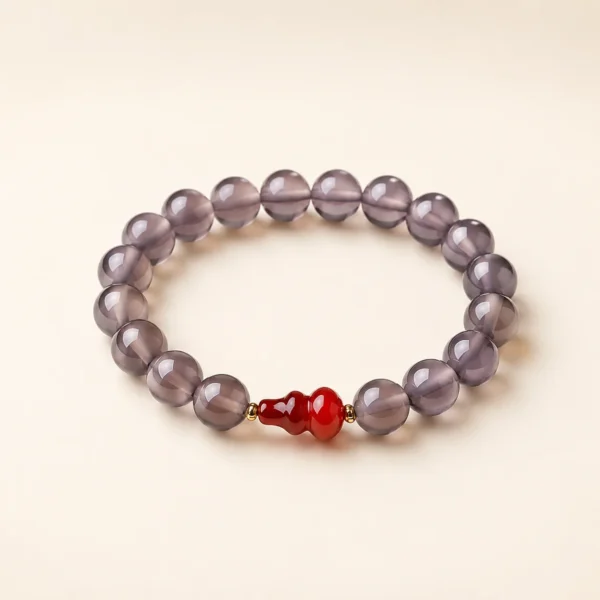 Agate Gourd Bracelet for Grounding & Stability