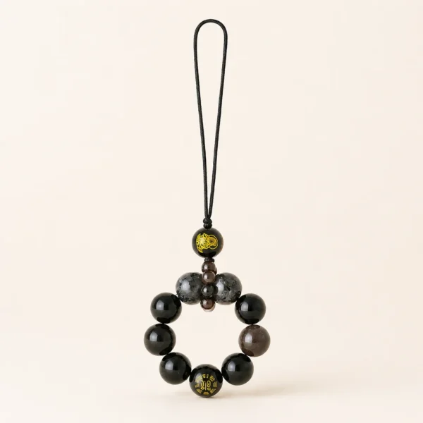 Agate Phone Charm for Grounding & Stability