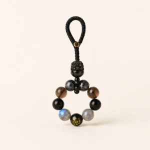 Agate Pixiu Phone Charm for Grounding & Stability