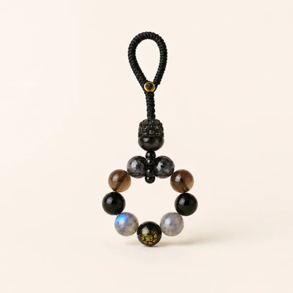 Agate Pixiu Phone Charm for Grounding & Stability
