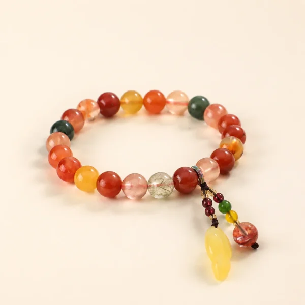 Amber Blessing Bracelet for Warmth & Calm