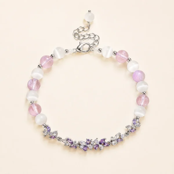 Signature Amethyst Crystal Bracelet No.2 for Calm & Clarity