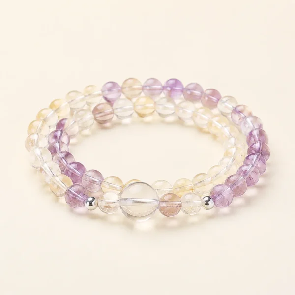 Classic Amethyst Crystal 6mm Bracelet for Calm & Clarity