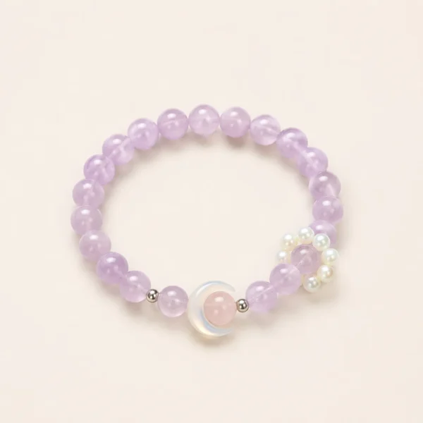 Timeless Amethyst Crystal Bracelet for Calm & Clarity