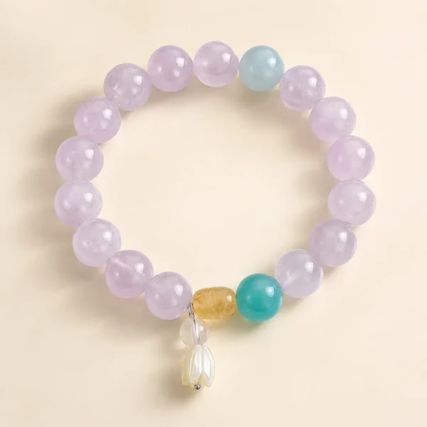 Dainty Amethyst Crystal Bracelet for Calm & Clarity