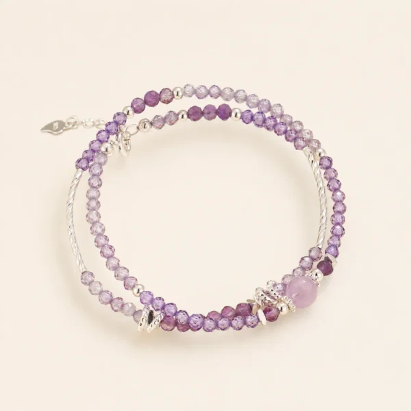 Signature Amethyst Crystal Bracelet for Calm & Clarity