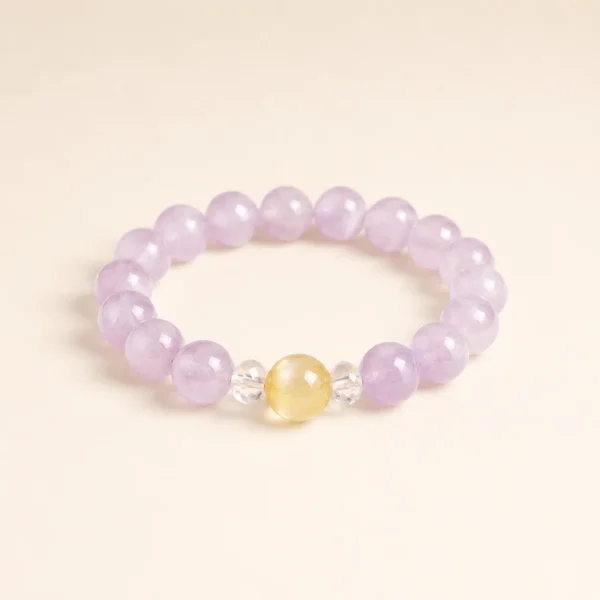 Elegant Amethyst Crystal Bracelet for Calm & Clarity