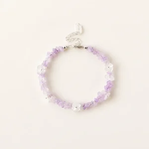 Dainty Amethyst Crystal Bracelet No.2 for Calm & Clarity