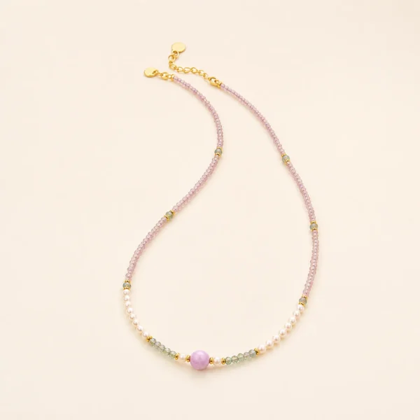 Classic Amethyst Crystal Necklace for Calm & Clarity