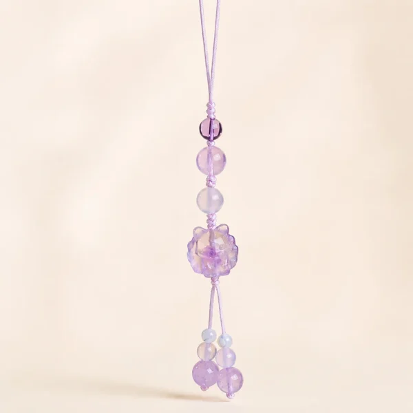 Amethyst Crystal Pendant for Calm & Clarity