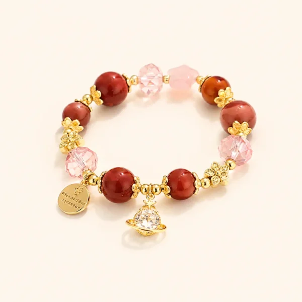 Classic Amethyst Crystal Starry Bracelet for Calm & Clarity