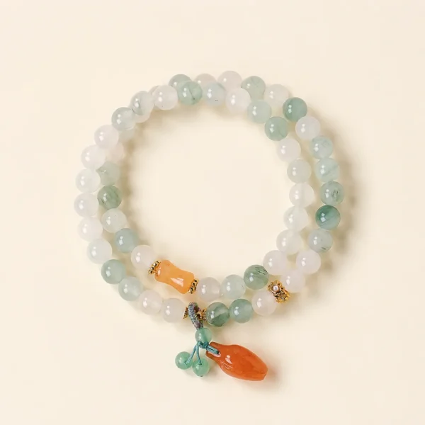 Aventurine Crystal Double-Wrap Bracelet for Luck & Opportunity
