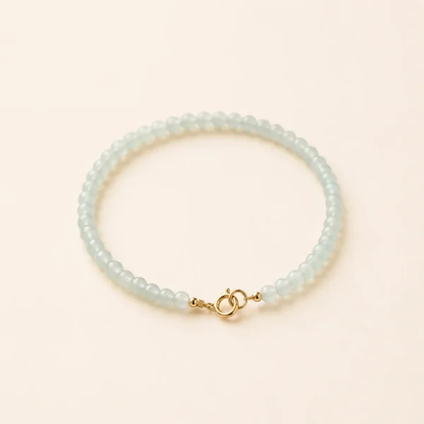 Aventurine Crystal Beaded 3mm Bracelet for Luck & Opportunity