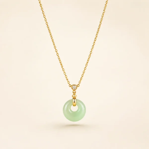 Aventurine Crystal Blessing Necklace for Luck & Opportunity