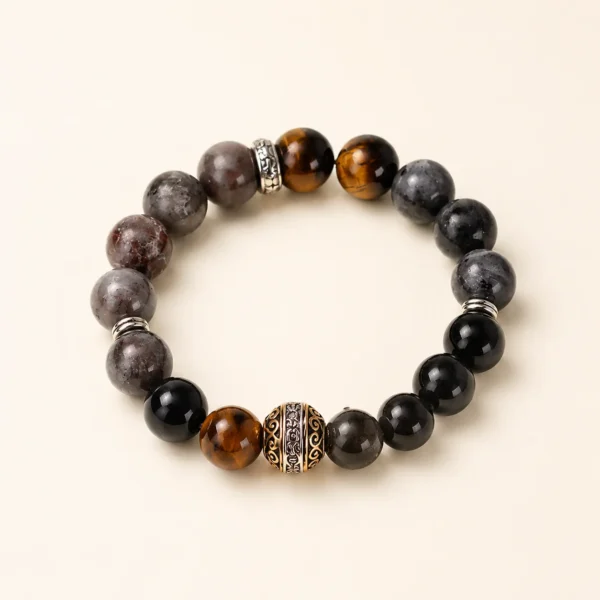 Black Obsidian Bracelet for Protection & Grounding