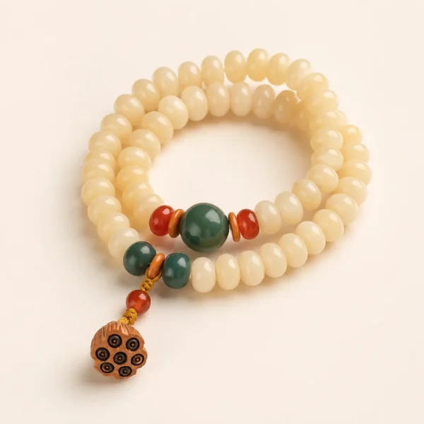 Classic Bodhi Seed Double-Wrap Bracelet for Mindfulness & Calm