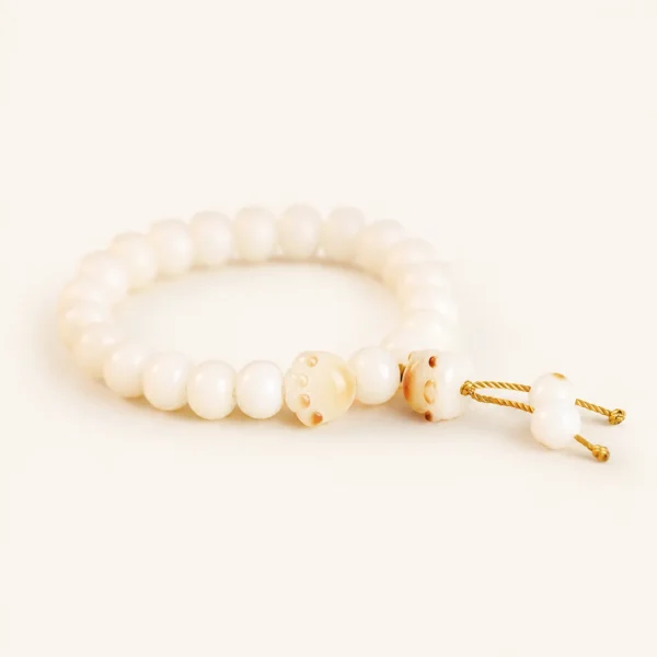 Bodhi Root Beaded Pendant for Mindfulness & Calm