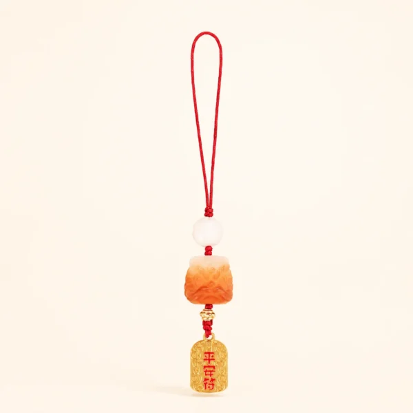Bodhi Seed Lotus Phone Charm for Mindfulness & Calm