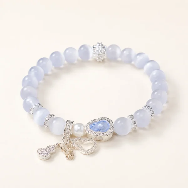Cat's Eye Gourd Bracelet for Intuition & Clarity