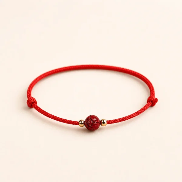 Cinnabar Bracelet for Protection & Vitality