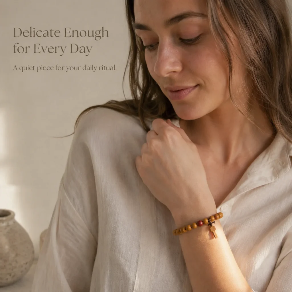 Classic Cinnabar 8mm Bracelet for Protection & Vitality - Image 5