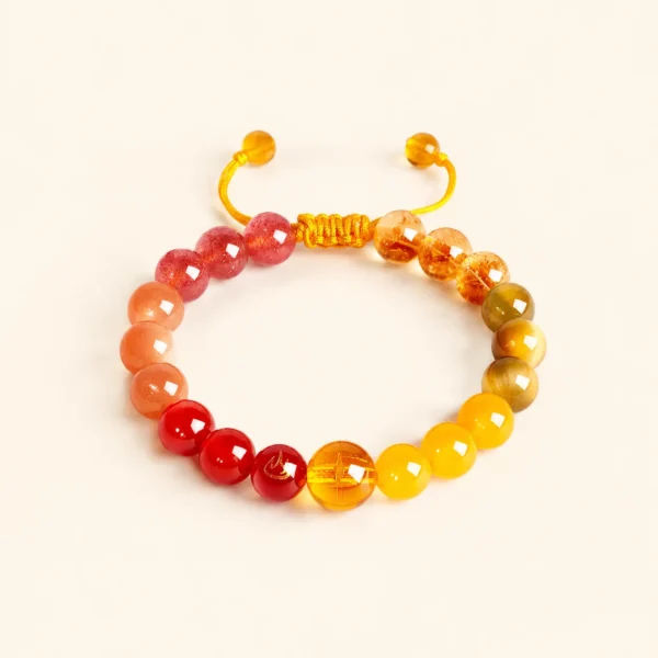Classic Citrine Crystal Bracelet for Abundance & Optimism