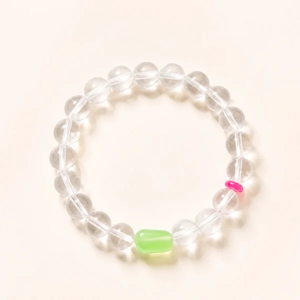 Elegant Clear Quartz Bracelet for Clarity & Focus
