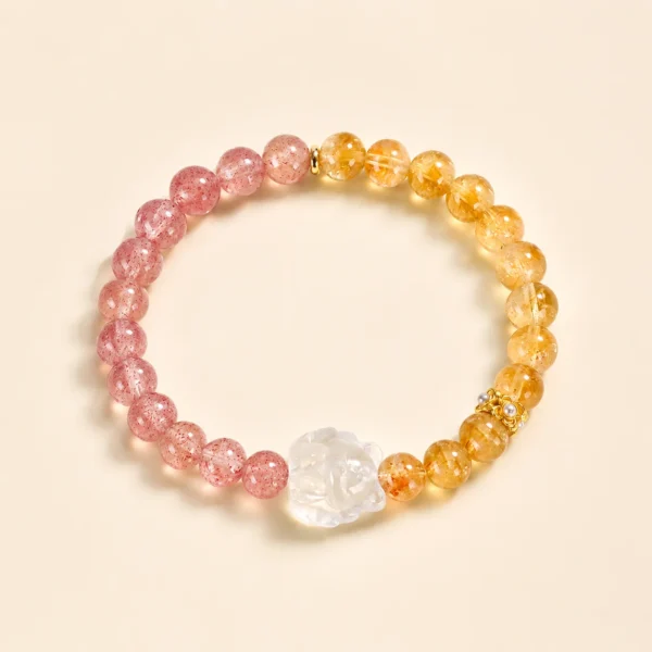 Natural Clear Quartz Bracelet for Clarity & Focus