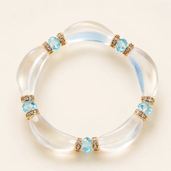 Serene Clear Quartz Bracelet for Clarity & Focus