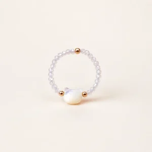 Clear Quartz Faceted Ring for Clarity & Focus