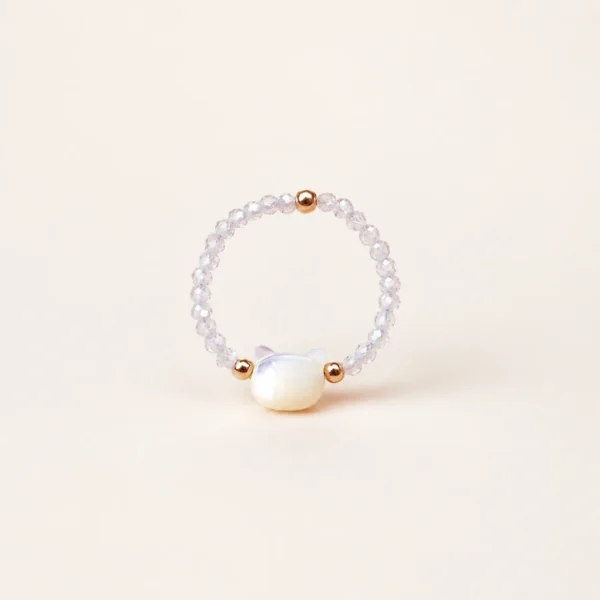 Clear Quartz Faceted Ring for Clarity & Focus