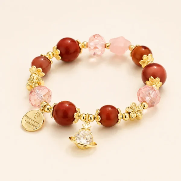 Clear Quartz Starry Bracelet for Clarity & Focus