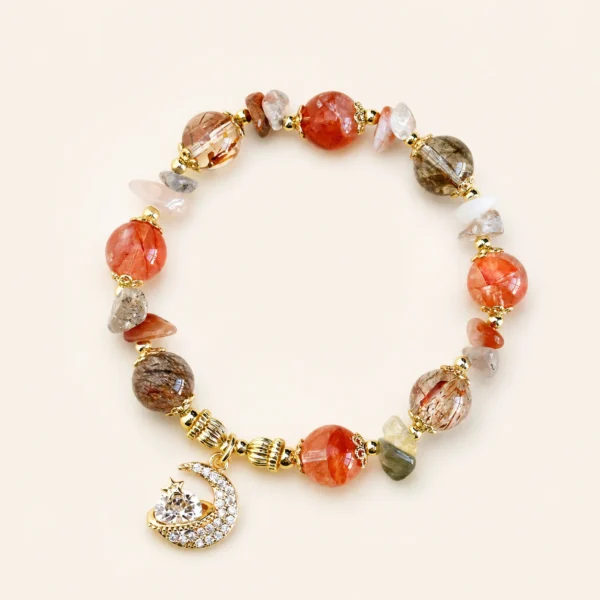 Clear Quartz Star Bracelet for Clarity & Focus