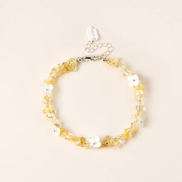 Heritage Golden Healer Quartz Bracelet for Abundance & Warmth