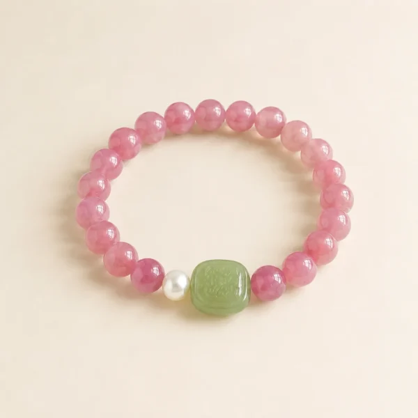 Hetian Jade Blessing Bracelet for Peace & Harmony