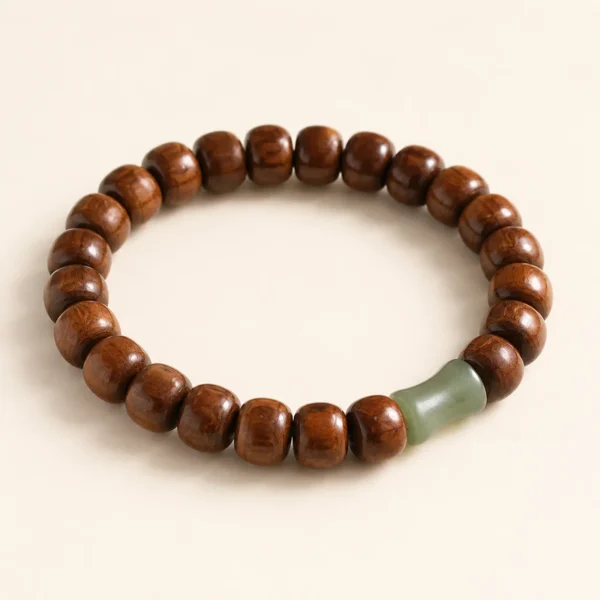 Hetian Jade Bamboo Bracelet for Peace & Harmony