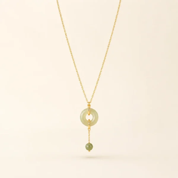 Hetian Jade & Pearl Necklace for Peace & Harmony