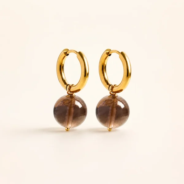 Ice Obsidian Earrings for Protection & Calm