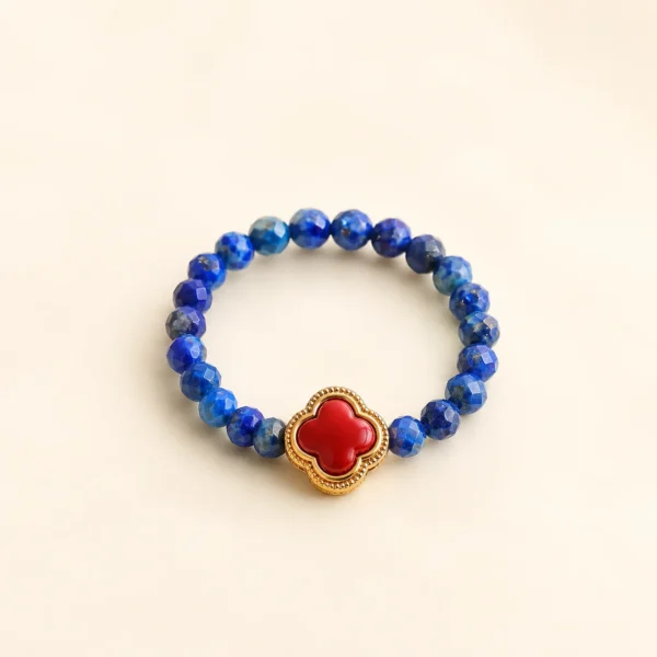 Lapis Lazuli Crystal 3mm Ring for Wisdom & Clarity