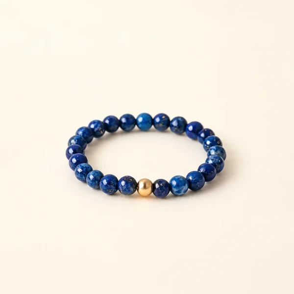 Artisan Lapis Lazuli Crystal Ring for Wisdom & Clarity