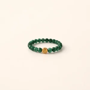 Malachite Crystal Ring for Protection & Transformation — handcrafted natural ring by Soulful Energy