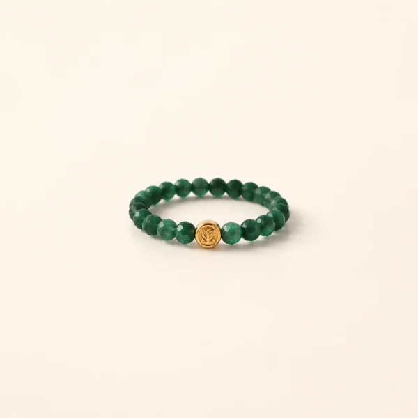 Malachite Crystal Ring for Protection & Transformation